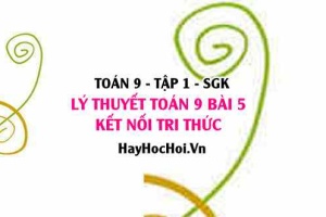 Lý thuyết Toán 9 Bài 5: Bất Đẳng Thức và Tính Chất Cơ Bản (Kết Nối Tri Thức)